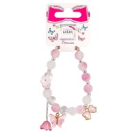 Дитячі браслети Fashion T24784 рожевий, з трьома підвісками