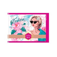 Альбом для малювання А4 "Fashion Girl" АП-0306-2, 24 аркуші