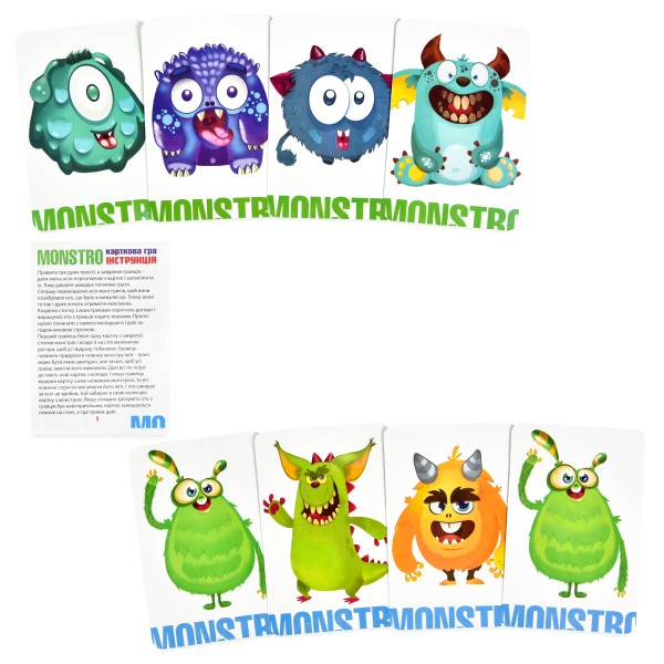Настільна гра Strateg Monstro українською мовою (32068)