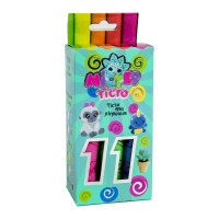 Набір маси для ліплення Strateg Містер тісто 11 кольорів  українською мовою (30572)