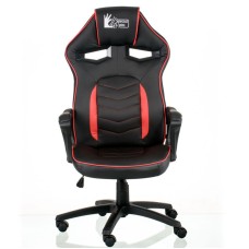 Крісло офісне Special4You ExtremeRace black/red with footrest
