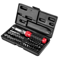 Насадки та змінні головки з тримачем, набір 40 шт. Top Tools