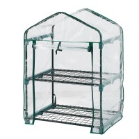 Парник NEO 15-900 69x49x95 см, міні-теплиця з ПВХ-плівкою та металевим каркасом NEO Tools
