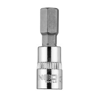 H8 шестигранний кінець на гніздо 1/4", короткий, 37 мм  NEO Tools