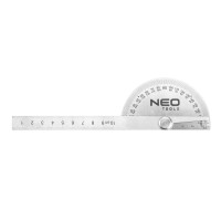 Косинець з лінійкою, нержавіюча сталь 100 мм  NEO Tools