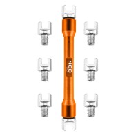 Набор спицевых ключей NEO 10-508 для мотоциклов, 9 предметов, 5.4–6.8 мм  NEO Tools