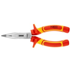 Плоскогубці вигнуті, 180 мм, 1000В, поліровані NEO Tools