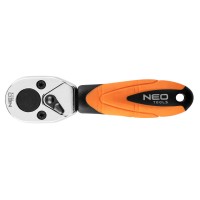 Ключ-тріскачка для насадок  1/4", 105 мм NEO Tools