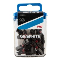 Ударний біт PH1 x 25 мм, 20 шт  Graphite