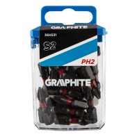 Ударний біт PH2 x 25 мм, 20 шт Graphite