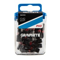 Ударний біт PH3 x 25 мм, 20 шт Graphite