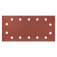Папір наждачний на липучці з отворами 115 x 230 мм, K100, 5 шт Graphite