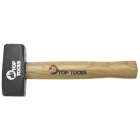 Молоток дволопатевий 1250 г, дерев'яна ручка Top Tools