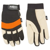 Рукавиці робочі, спилок, розмір 10.5" NEO Tools