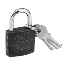 Замок висячий чавунний, 30 мм, 3 ключа  Top Tools