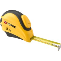 Рулетка, сталева стрічка, 3 м/16 мм TOPEX