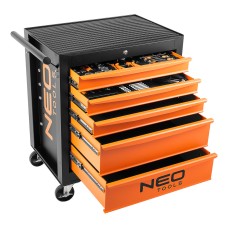 Тележка для инструментов Neo Tools 84-214-6 c 5 ящиками ящиками и набором профессиональных инструментов  NEO Tools