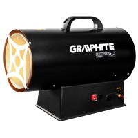 Газовий обігрівач Graphite 58GE101 30 кВт з п’єзорозпалом і захистом від перегріву Graphite