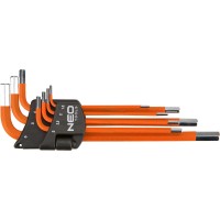 Neo Tools 09-517 Набор шестигранных ключей 7 шт. стандарт DIN 911, от 1.5 до 6 мм  NEO Tools