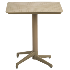 Стол с откидной столешницей Tilia Moon 70x70 см цвет кофе