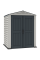 Сарай пластиковий YardMate 171x171x210 см темно-сірий