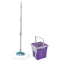 Набор для уборки Planet Spin Mop Telescopic 9 л пурпурный