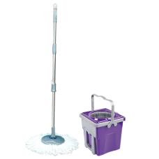 Набір для прибирання Planet Spin Mop Telescopic 9 л пурпурний