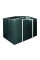 Сарай металлический ECO 262x241x191 см зеленый с белым Сарай для сада дачи Хозблок Хозблок для сада