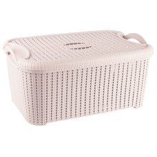 Кошик з кришкою Flexi 10 л рожевий