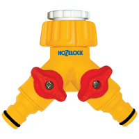 Конектор для крана подвійний HoZelock 2256 1/2 "/ 3/4" (G1 / 2 і G3 / 4)