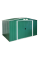 Сарай металлический ECO 320x302x196 см зеленый с белым