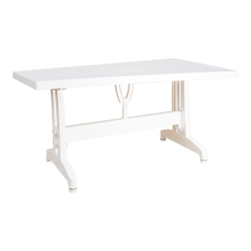 Стол прямоугольный Irak Plastik 80x140 белый