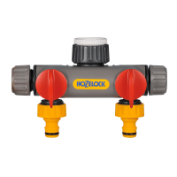 Роздільник потоків HoZelock 2252 двопутьовий