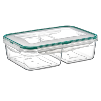 Контейнер Fresh Box 2 відсіки 1 л + 1 л прозорий