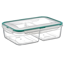 Контейнер Fresh Box 2 відсіки 1 л + 1 л прозорий