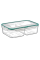 Контейнер Fresh Box 2 отсека 1 л + 1 л прозрачный