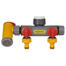 Разделитель потоков HoZelock 2250 двухпутевой с краном Flowmax
