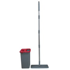 Набір для прибирання Planet Tablet Mop Midi 4 л сіро-червоний