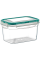 Контейнер Fresh Box прямокутний 1,3 л прозорий Irak Plastik