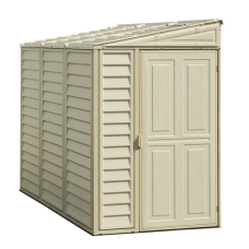 Сарай пластиковий Sidemate 242x122x185 см слонова кістка