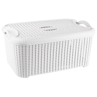 Кошик з кришкою Flexi 22 л білий