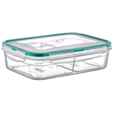 Контейнер Fresh Box  2 відсіки 0,5 л + 0,5 л прозорий