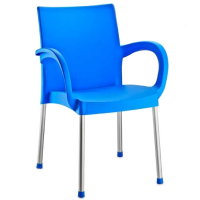 Кресло Irak Plastik Sumela алюминиевые ножки голубой