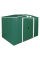 Сарай металлический ECO 262x182x191 см зеленый с белым