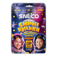 Сыр хрустящий сушеный snEco для детей "BLUE", 28г