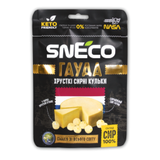 Сыр хрустящий сушеный snEco "Гауда", 30г