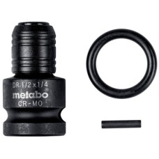 Адаптер Metabo з 1/2" на 1/4" зі стопорним кільцем і штифтом