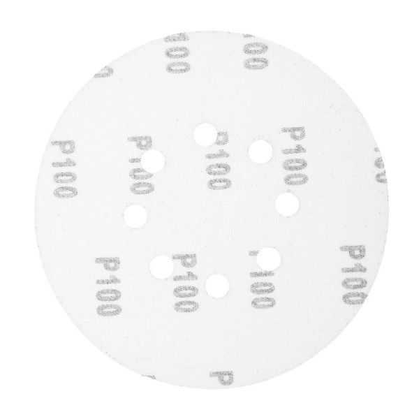 Диски шліфувальні 150 мм, К100, 5 шт, з 8 отворами, 65 мм GRAPHITE