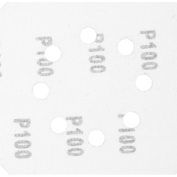 Диски шліфувальні 150 мм, К100, 5 шт, з 8 отворами, 65 мм GRAPHITE