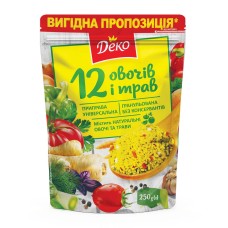 Приправа универсальная гранулированная Деко 12 овощей и трав 250 г
